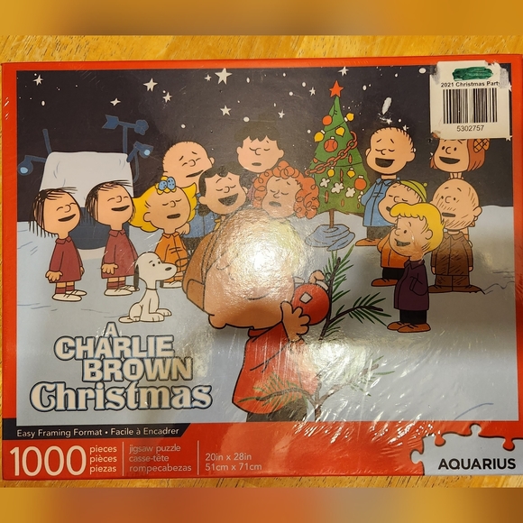 A Charlie Brown Christmas Aquarius 1000 Piece Puzzle New - Picture 1 of 2